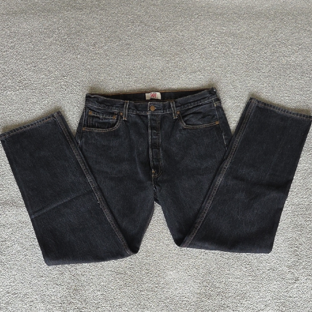 Levi's Men's Dark Gray Straight Jeans